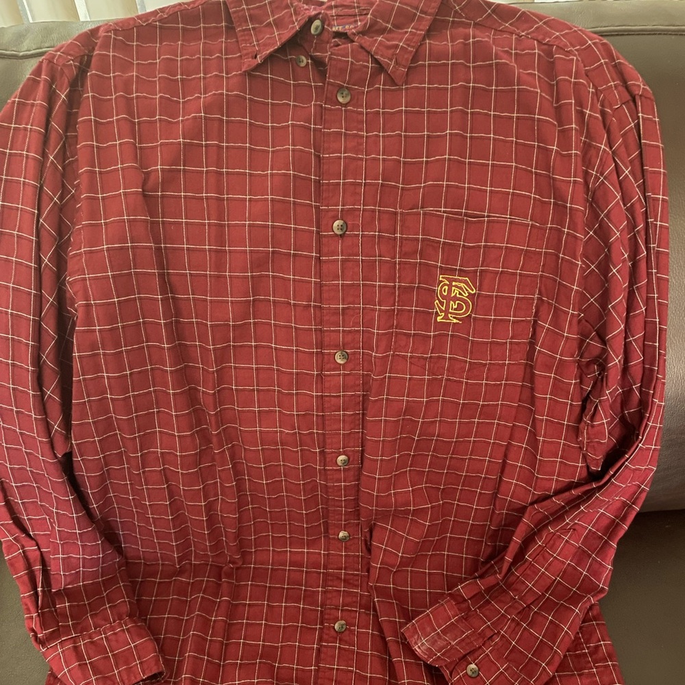 Florida State Seminoles Casual Button Down Shirt XXL Royce Apparel long sleeve